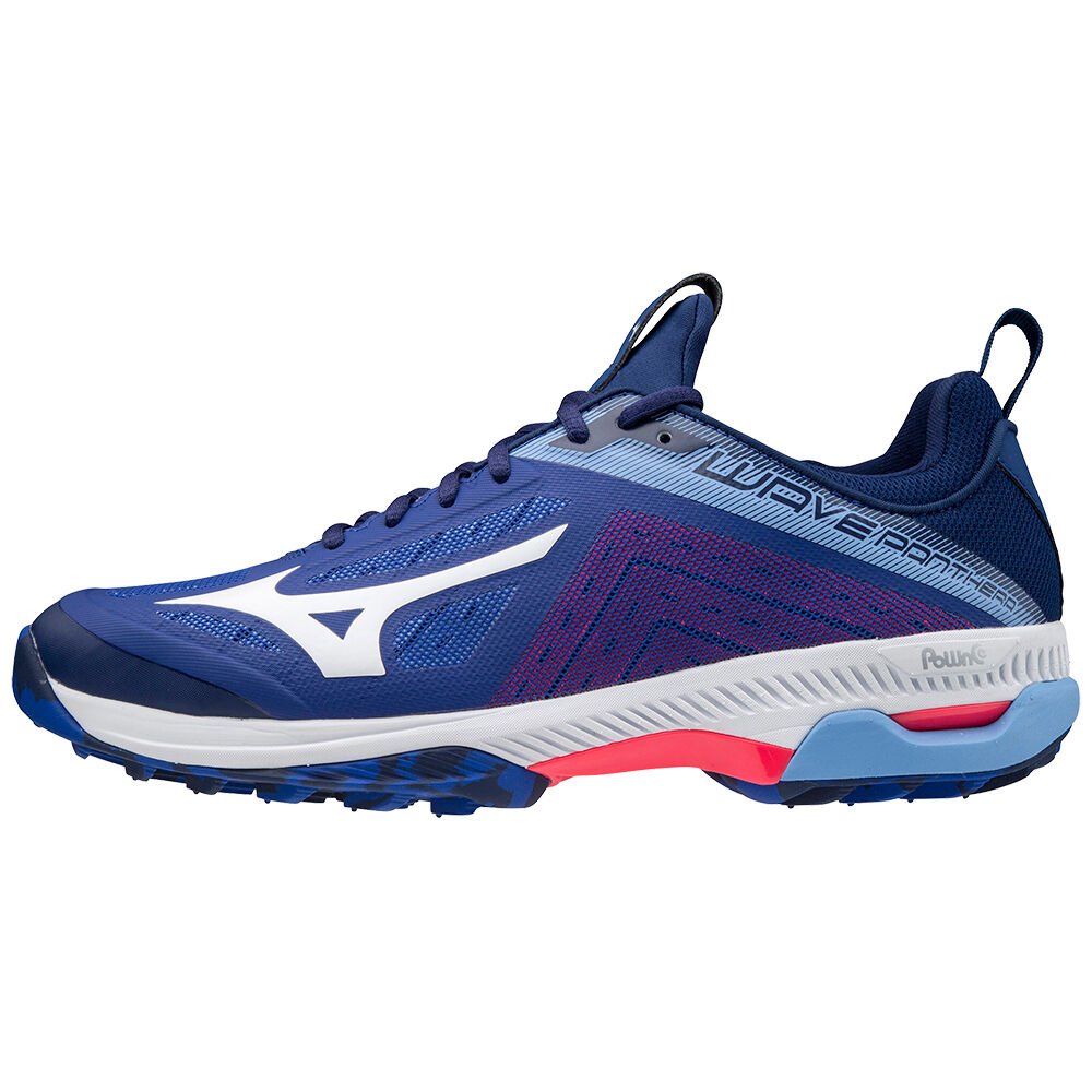 Womens Mizuno Wave Panthera Hockey Shoes Blue/White/Pink Philippines (OHRIKW570)